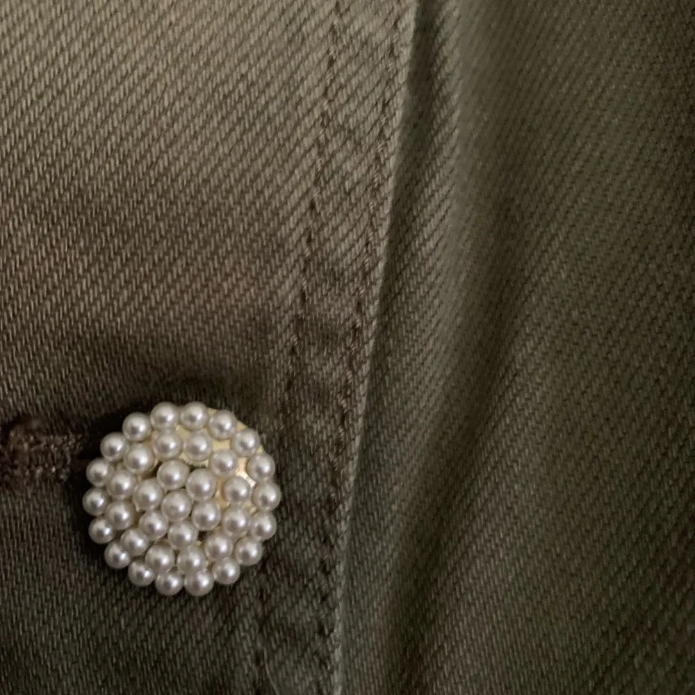 Something Navy Arielle Pearl Button Dress - Picture 6 of 8